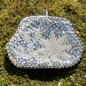 Dazzling Vintage Beaded Sequin Coin Purse!